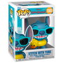 Funko Figura POP Disney Lilo & Stitch - Stitch with Tuber, Figura Vinilo 9cm