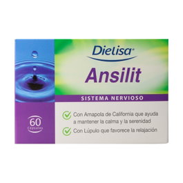 Dietisa Ansilit 60 cápsulas - Complemento alimenticio para la relajación y bienestar