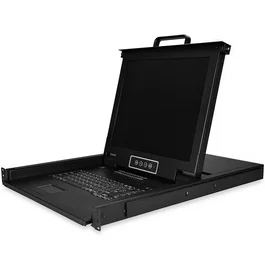Startechcom Consola KVM RKCONS1716K de 17 pulgadas con 16 puertos para montaje en rack