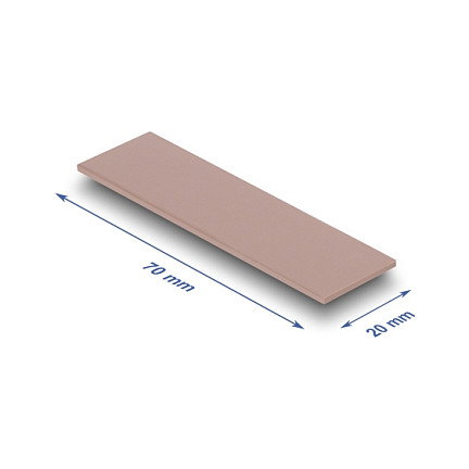 DeLOCK 18480 Parche térmico 70 x 20 x 1,75 mm para módulos M.2 DeLOCK 18480 Parche térmico 70 x 20 x 1,75 mm para módulos M.2