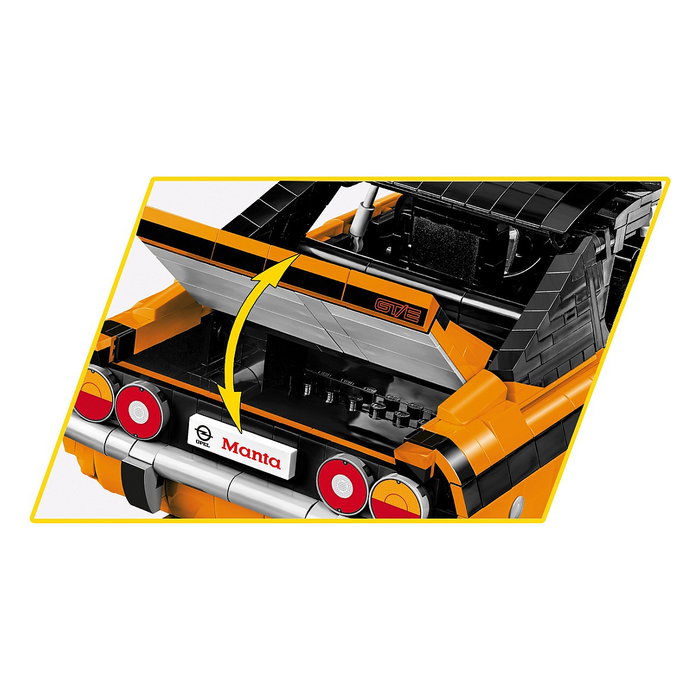 COBI Set de Construcción Opel Manta A GT/E 1974 de Bloques - 1938 Piezas - Escala 1:12 COBI Set de Construcción Opel Manta A GT/E 1974 de Bloques - 1938 Piezas - Escala 1:12
