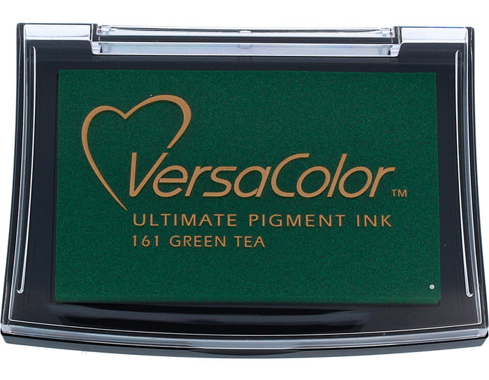 Tsukineko Almohadilla de tinta VERSACOLOR té verde opaca 95x65mm Tsukineko Almohadilla de tinta VERSACOLOR té verde opaca 95x65mm