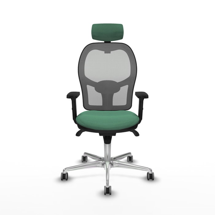 PIQUERAS Y CRESPO Silla de oficina Jorquera Verde esmeralda y Gris PIQUERAS Y CRESPO Silla de oficina Jorquera Verde esmeralda y Gris