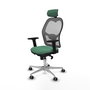 PIQUERAS Y CRESPO Silla de oficina Jorquera Verde esmeralda y Gris