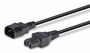 Lindy Cable de Alimentación IEC C14 a IEC C15 'Hot Condition' de 2m, Negro