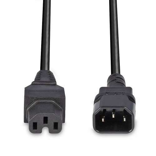 Lindy Cable de Alimentación IEC C14 a IEC C15 Negro 2m