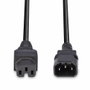 Lindy Cable de Alimentación IEC C14 a IEC C15 Negro 2m