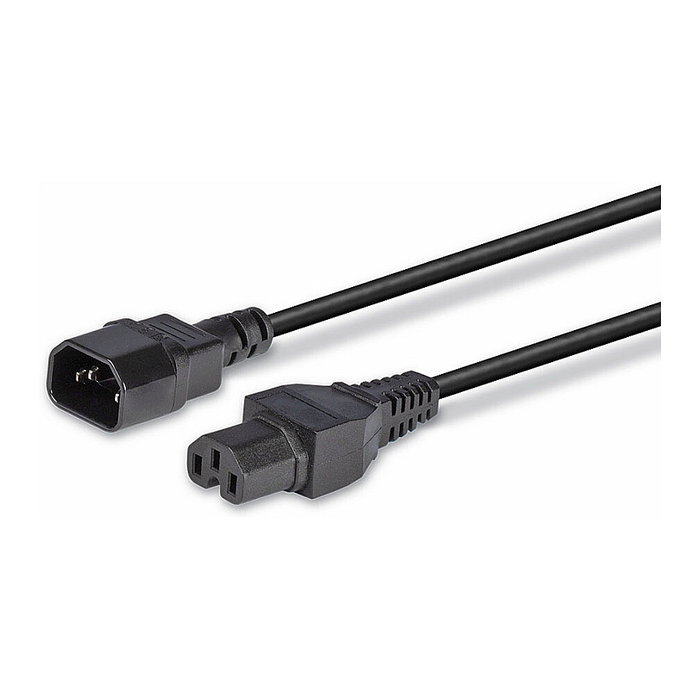 Lindy Cable de Alimentación IEC C14 a IEC C15 Negro 2m