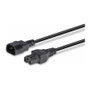 Lindy Cable de Alimentación IEC C14 a IEC C15 Negro 2m