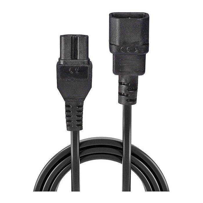 Lindy Cable de Alimentación IEC C14 a IEC C15 Negro 2m