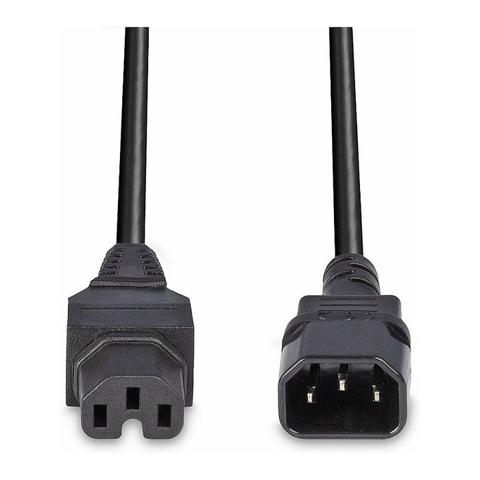 Lindy Cable de Alimentación IEC C14 a IEC C15 Negro 2m