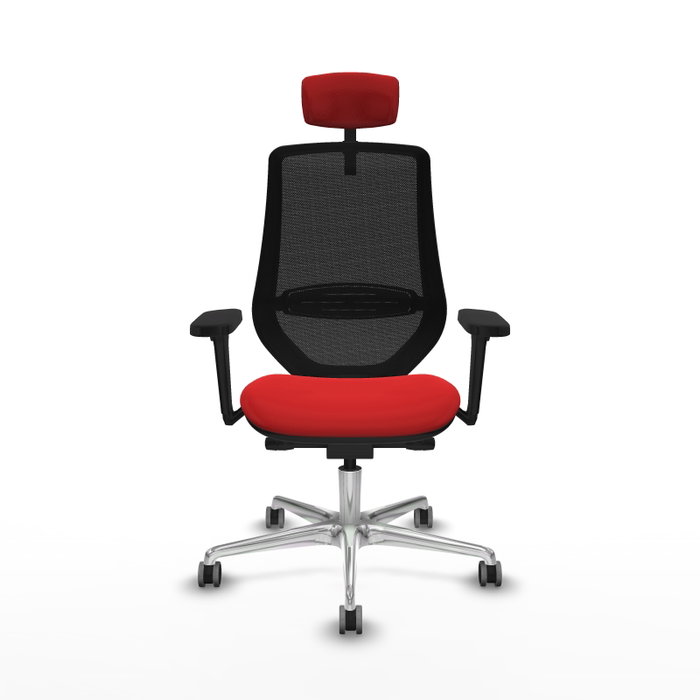 PIQUERAS Y CRESPO Silla de oficina Mardos con mecanismo Sincro/Traslack, Rojo y Negro PIQUERAS Y CRESPO Silla de oficina Mardos con mecanismo Sincro/Traslack, Rojo y Negro
