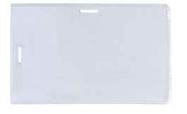 Grafoplás Portadistintivos PVC Flexible Transparente Pack -50U- con 2 taladros para adaptar a la pinza ref. 54000005