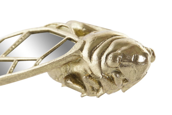 DKD Home Decor Figura de Mosca en Resina y Cristal Dorado DKD Home Decor Figura de Mosca en Resina y Cristal Dorado