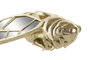 DKD Home Decor Figura de Mosca en Resina y Cristal Dorado