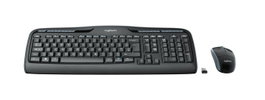 Logitech MK330 Combo Inalámbrico con Teclado y Ratón para Escritorio, Diseño Alemán QWERTZ, Teclas Multimedia y Silenciosas, Conexión USB, hasta 10 Metros de Alcance