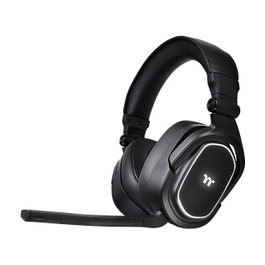 Thermaltake Argent H5 Auriculares Gaming Inalámbricos RGB Negro, 20 - 40000 Hz, DTS Headphone:X 2.0, 19h Batería, 412 g, para PC, Xbox One, PS4, Mac, Móvil, Nintendo Switch