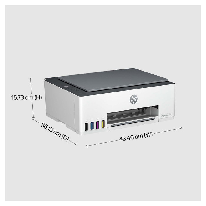 HP Smart Tank 5105 Multifunción Inyección de Tinta Color Gris/Basalto Claro