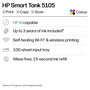 HP Smart Tank 5105 Multifunción Inyección Color Blanco