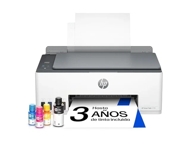 HP Smart Tank 5105 Multifunción Inyección de Tinta Color Basalto Claro