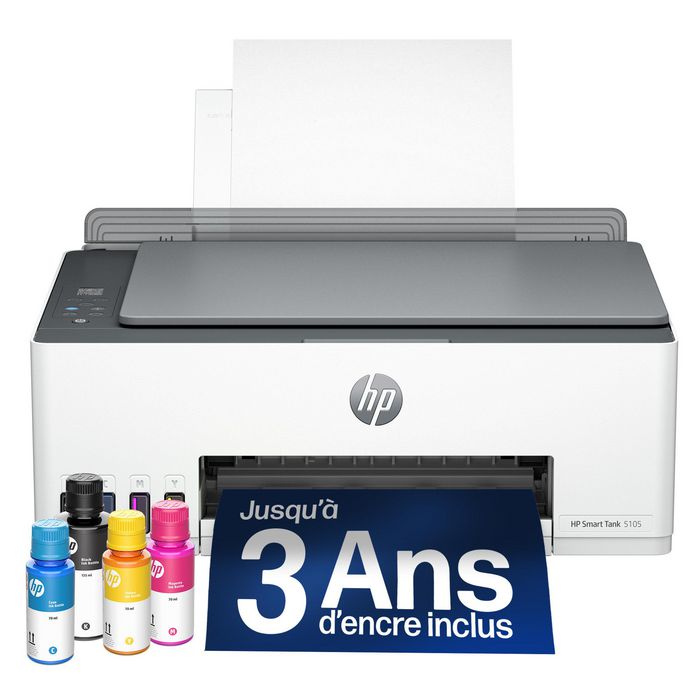 HP Smart Tank 5105 Multifunción Inyección Color Blanco