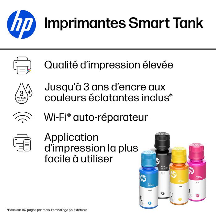 HP Smart Tank 5105 Multifunción Inyección Color Blanco