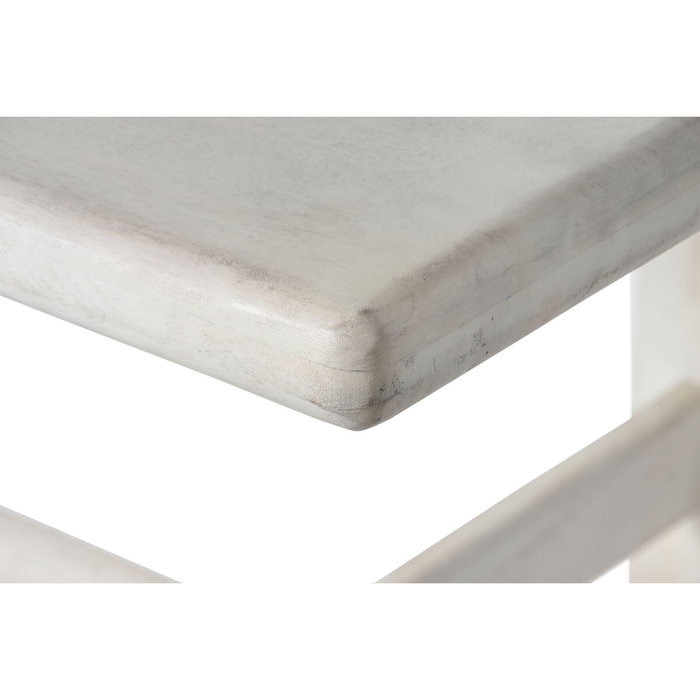 DKD Home Decor Mesa de Comedor Mango Blanco