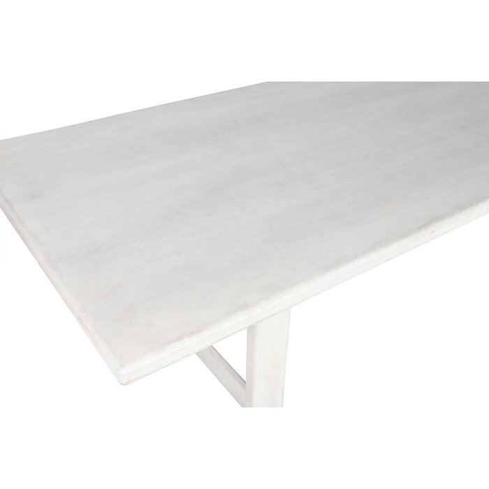 DKD Home Decor Mesa de Comedor Mango Blanco