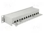DeLOCK Patch panel Cat.6 12 puertos 10 pulgadas 1U