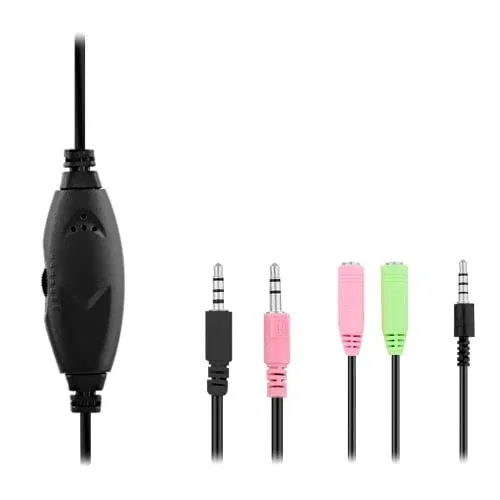 TNB Way Auriculares Alámbricos Multimedia con Micrófono Negro