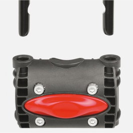 Polisport Soporte Trasero Silla de Niños Guppy Maxi para Tubo de Asiento Ø 28-40 mm Plástico 22 kg