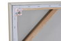 DKD Home Decor Cuadro Lienzo Hojas Nidos 3D Set de 2 unidades