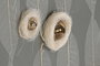 DKD Home Decor Cuadro Lienzo Hojas Nidos 3D Set de 2 unidades