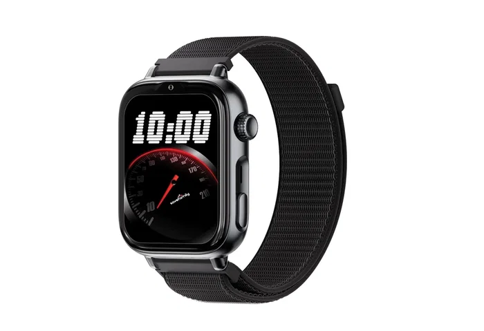 Savefamily SaveWatch Plus 2 con pantalla AMOLED y correa de tela negra Savefamily SaveWatch Plus 2 con pantalla AMOLED y correa de tela negra
