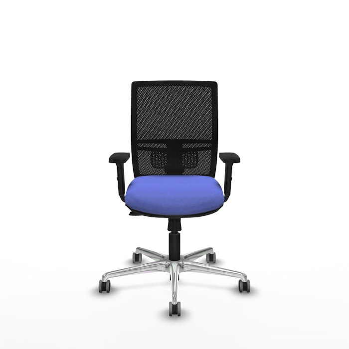 PIQUERAS Y CRESPO Silla de oficina Yunquera con mecanismo Sincro/Traslack Azul claro y Negro PIQUERAS Y CRESPO Silla de oficina Yunquera con mecanismo Sincro/Traslack Azul claro y Negro