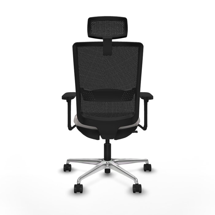 PIQUERAS Y CRESPO Silla de oficina Haches con mecanismo Sincro/Traslack, Blanco y Negro PIQUERAS Y CRESPO Silla de oficina Haches con mecanismo Sincro/Traslack, Blanco y Negro