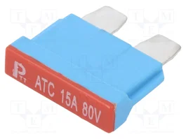 ESKA Fusible de cartucho 15A 80VDC 19mm azul