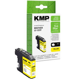 KMP B62YX Cartucho de tinta amarillo compatible con Brother LC-223 Y