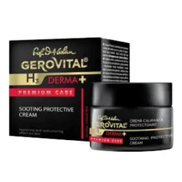 GEROVITAL H3 (DRA. ANA ASLAN) Gerovital Crema Protectora y Calmante 50 ml - Crema Regeneradora para Piel Madura, Sensible y Envejecida, Con Centerox y Colágeno