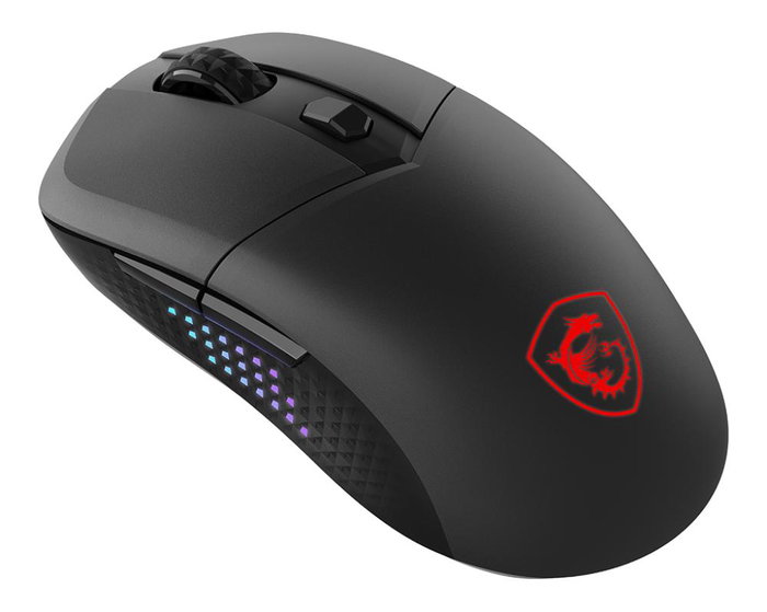 MSI Versa 300 Elite Wireless Ratón Gaming Diestro Óptico 26000 DPI RF + Bluetooth + USB-C