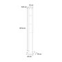 Green Cell HabuDen Post stand mounting post para estaciones de carga HabuDen Wallbox
