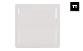 La Mediterranea Fuente Cuadrada Ivory Brillo Elite 30x30x2.5cm