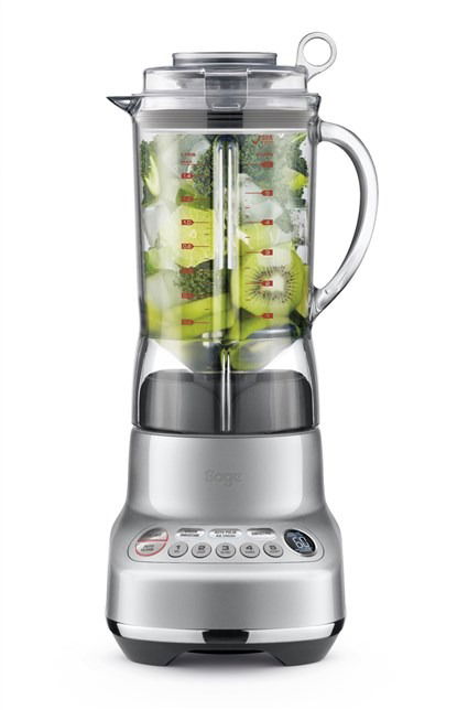 Sage SBL620SIL4CEU1 Batidora de Vaso Electrónica 1.300W Fresh & Furious con Procesador de Alimentos