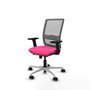 PIQUERAS Y CRESPO Silla de oficina Haches Rosa y Gris