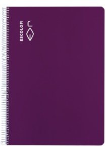 ESCOLOFI Bloc tapa dura 4º 50h cuadriculado 6x6 70g violeta (Set de 5) ESCOLOFI Bloc tapa dura 4º 50h cuadriculado 6x6 70g violeta (Set de 5)