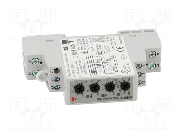 CARLO GAVAZZI DPB Relé de monitorización de tensión trifásico SPDT