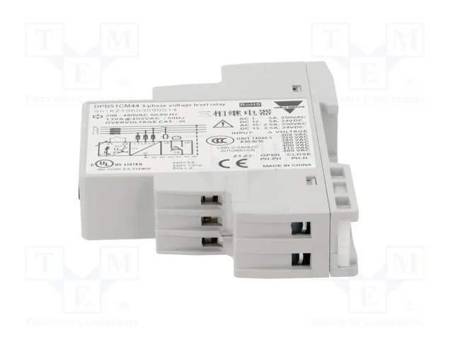 CARLO GAVAZZI DPB Relé de monitorización de tensión trifásico SPDT