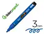 Liderpapel Rotulador Acrilico Base Agua, Punta Redonda 3 mm, Todo Tipo de Superficie, Color Azul