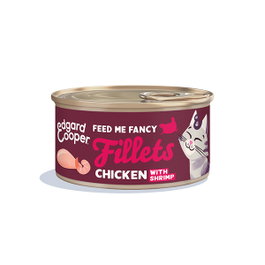 EC Feline Filetes de Pollo y Gambas Lata 24x70g