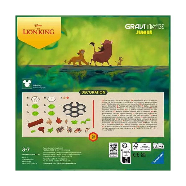 Ravensburger GraviTrax Junior Extension Lion King Ravensburger GraviTrax Junior Extension Lion King